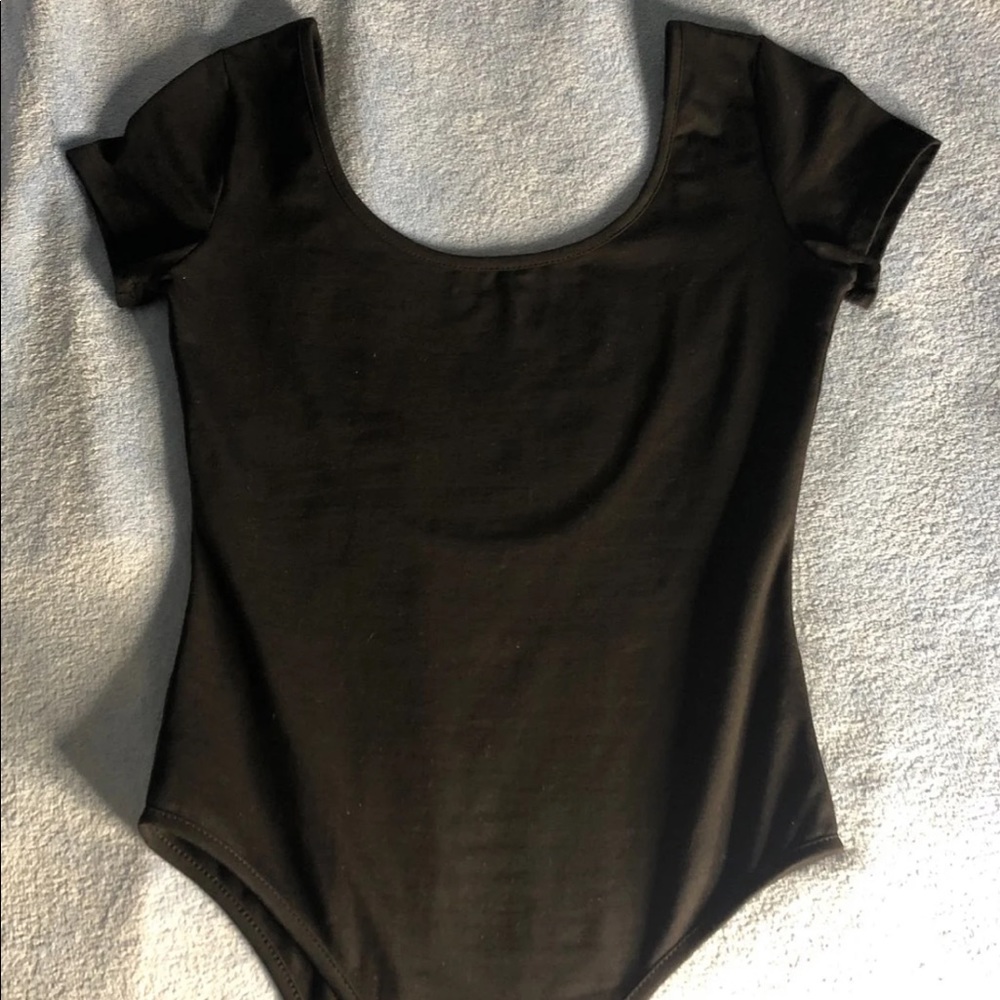 Black Low Back Bodysuit